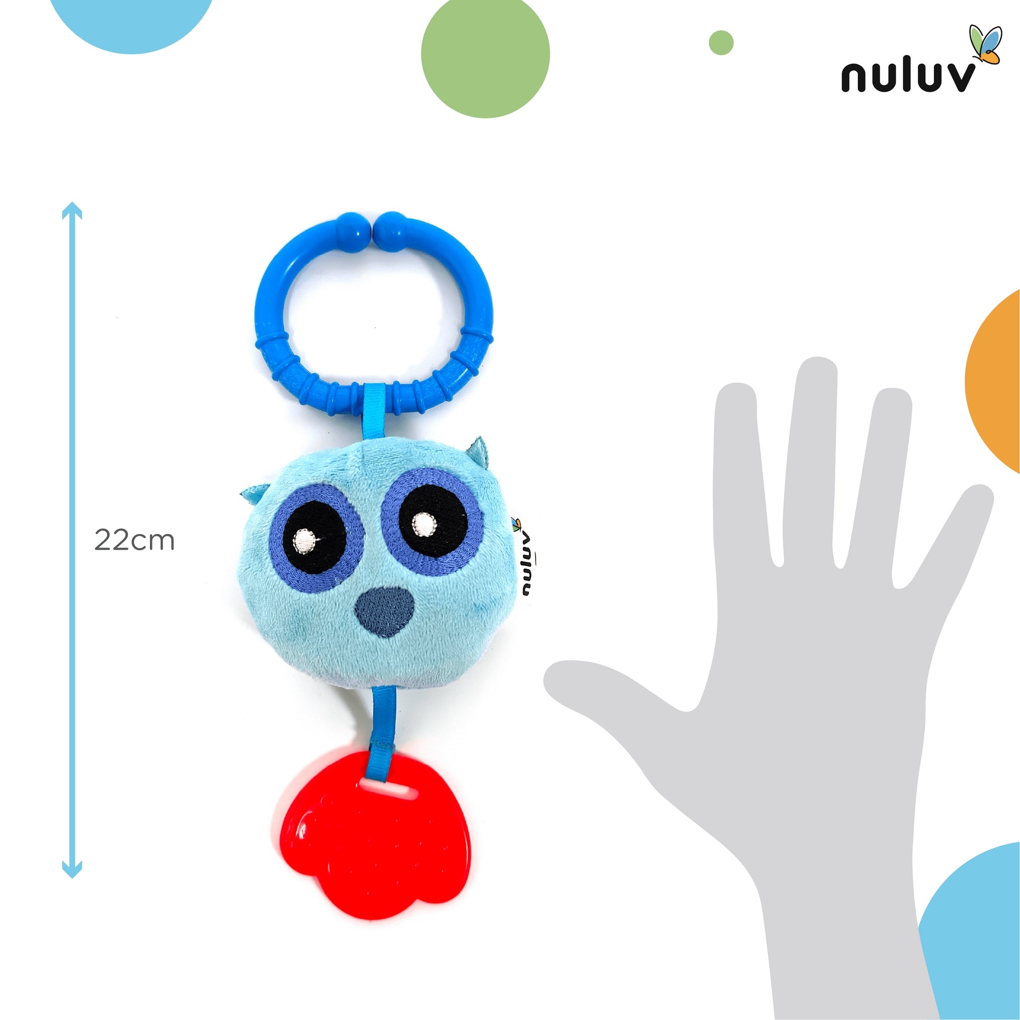 Nuluv Soft Toys Owl Teether