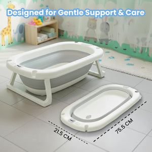 Nuluv 4 - in - 1 Baby Bath Set with Bathtub & Accessories - Baby Bath Tub