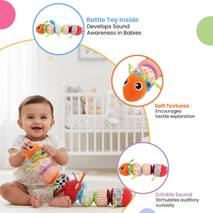 Nuluv - Soft Toy - Nuluv Activity Caterpillar Soft Toys - NU - I - 0041