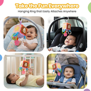 Nuluv Activity Cube Hanging Soft Toy | The Mom Store India - Soft Toy