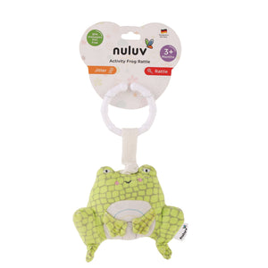 Nuluv Activity Frog Rattle Toy | The Mom Store India - Soft Toy