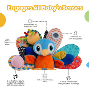 Nuluv Activity Peacock Soft Toy | The Mom Store India - Soft Toy