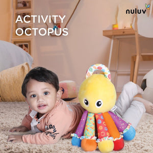 Nuluv Activity Soft Toy- Octopus - NU-I-0012
