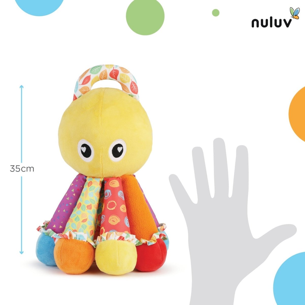 Nuluv Activity Soft Toy- Octopus - NU-I-0012