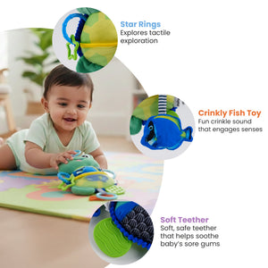 Nuluv Activity Toad Soft Hanging Toy | The Mom Store India - Soft Toy