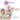 Nuluv - Rattle - Nuluv Activity Unicorn Soft Toys - NU - I - 0043