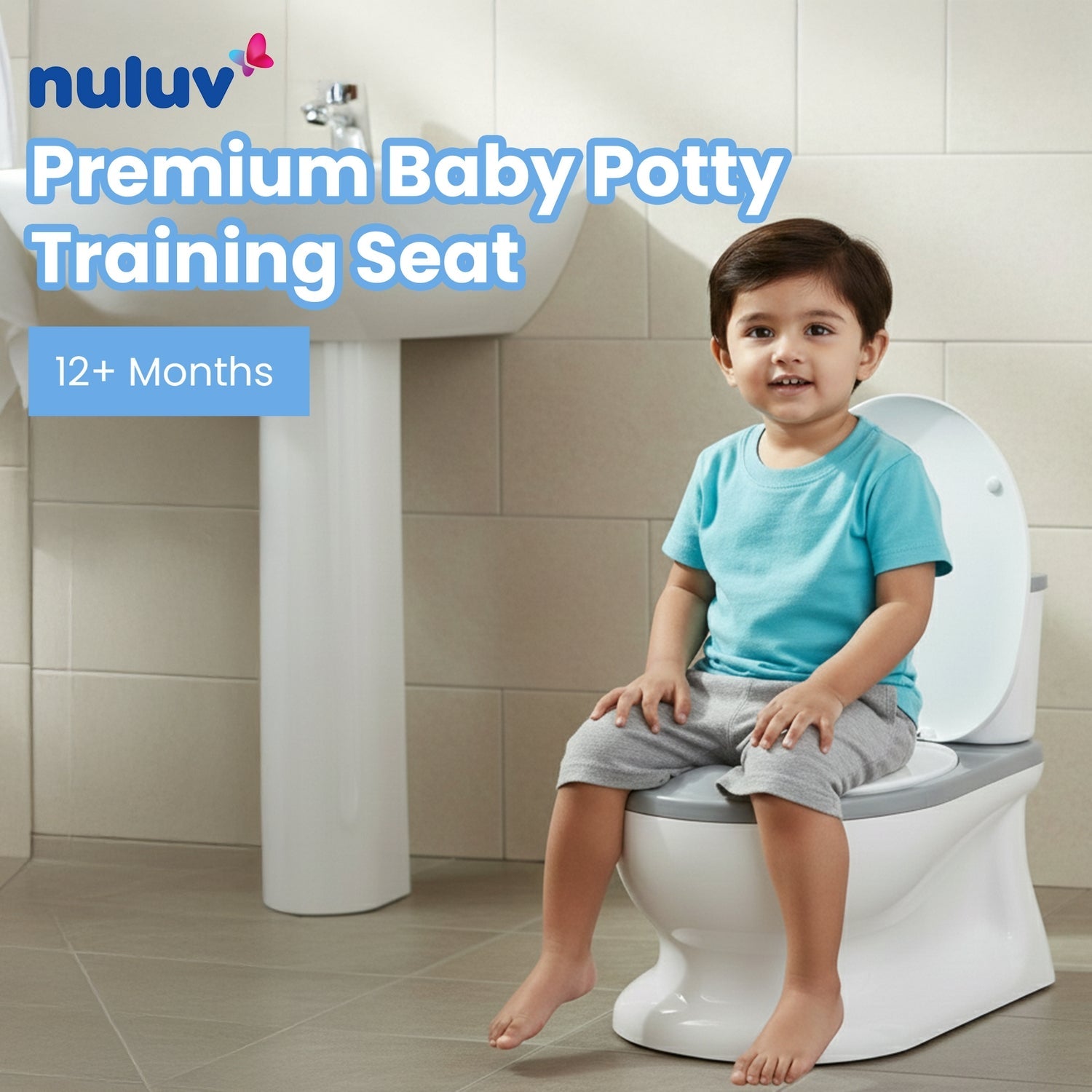 Nuluv Baby Potty Seat with Removable Bowl & Splash Guard - Potty Training