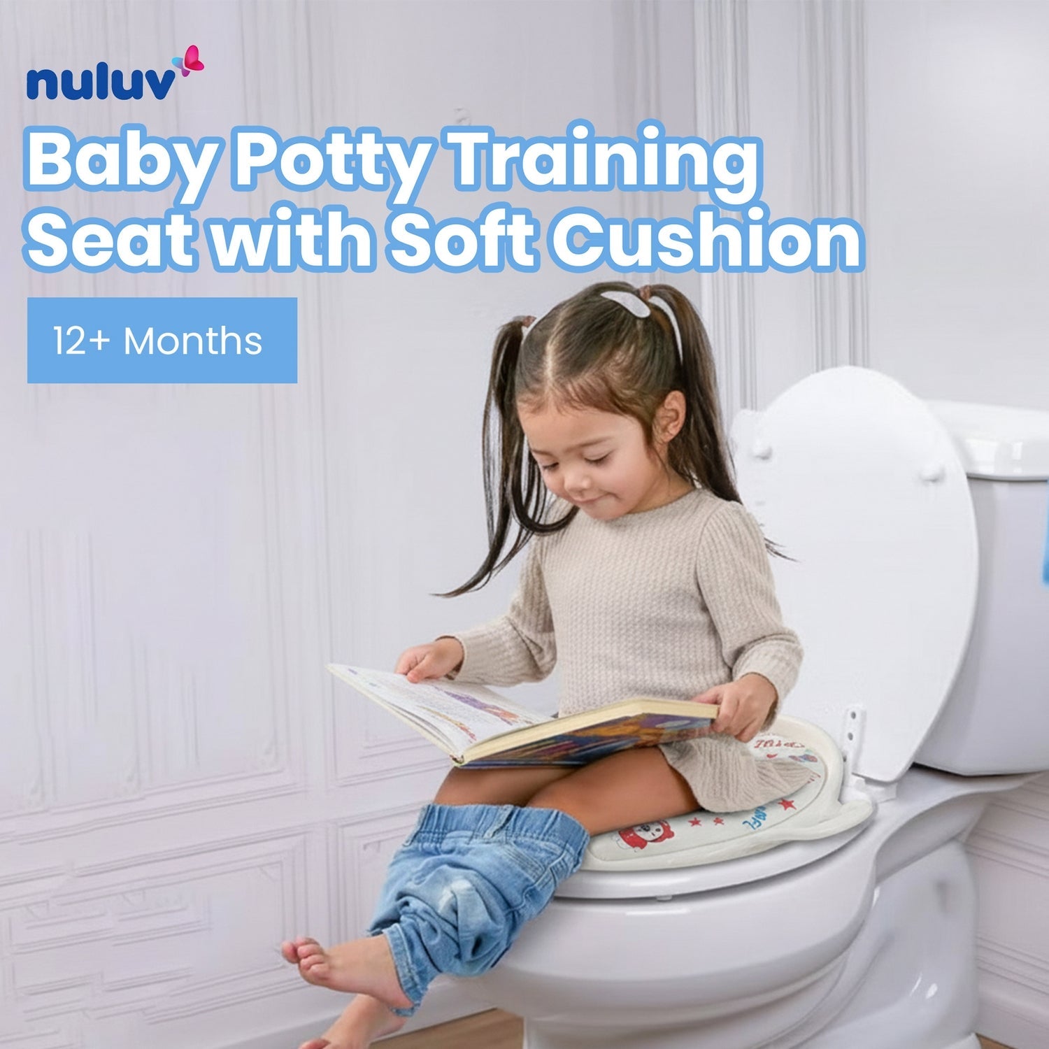 Nuluv Baby Potty Training Seat with Soft Cushion - Potty Training