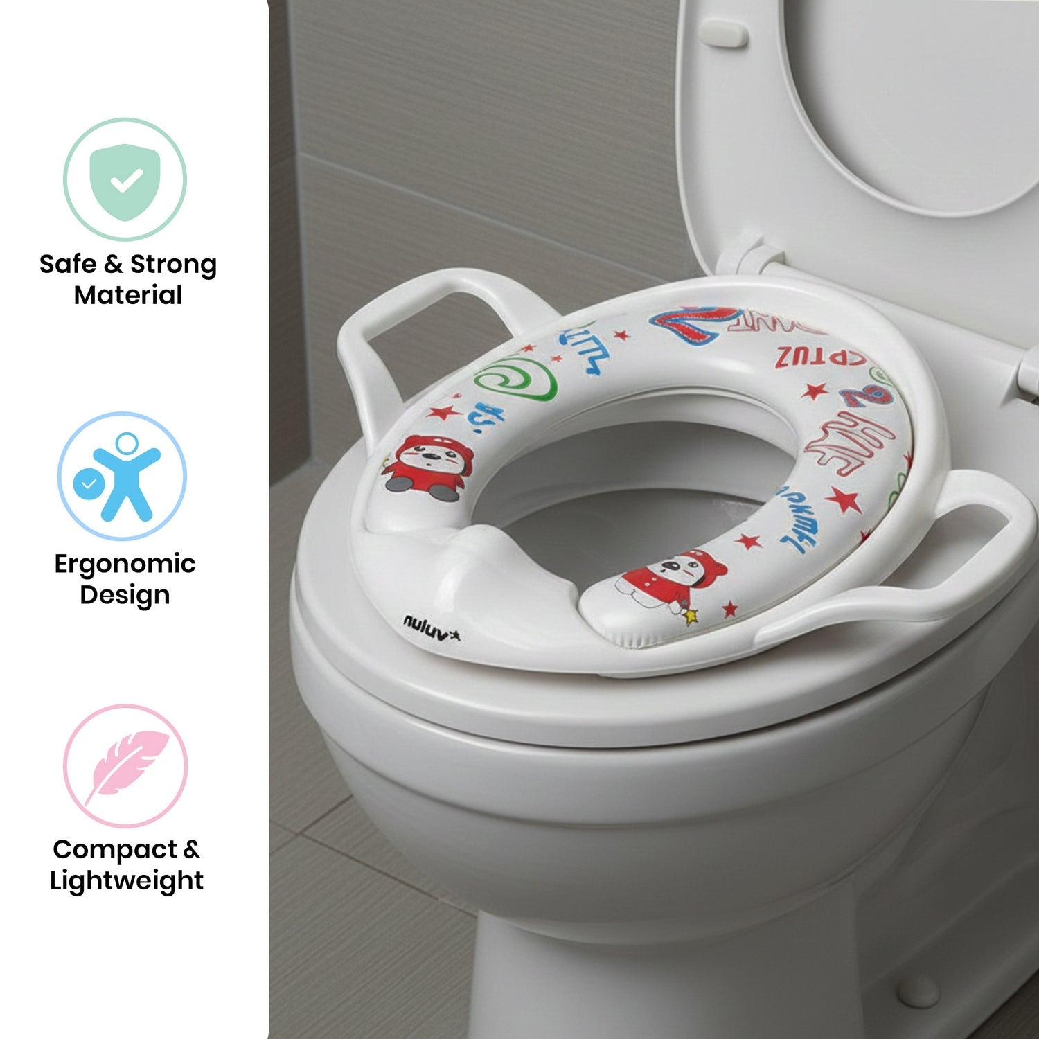 Nuluv Baby Potty Training Seat with Soft Cushion - Potty Training