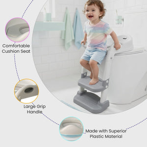 Nuluv Baby Potty Training Seat with Step Ladder - Potty Seat