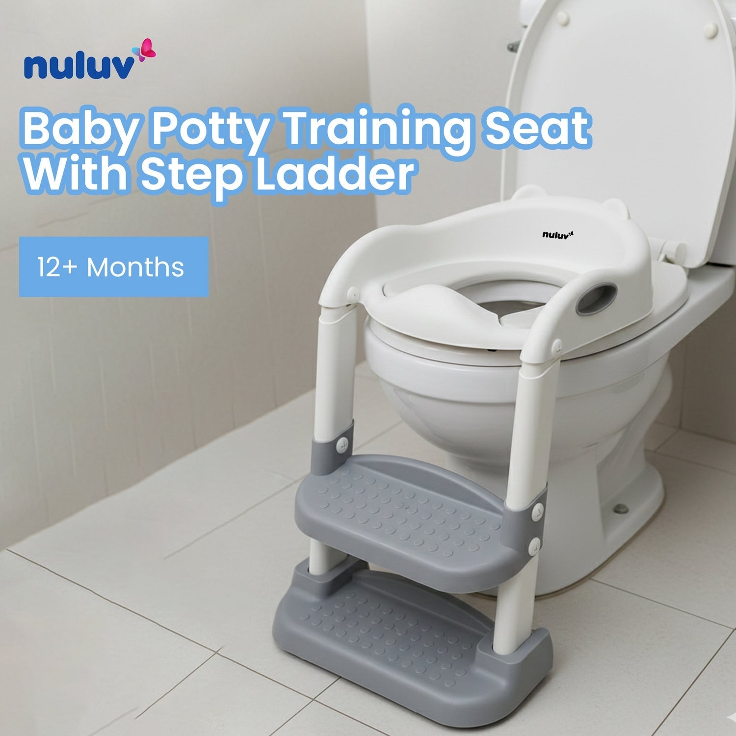 Nuluv Baby Potty Training Seat with Step Ladder - Potty Seat
