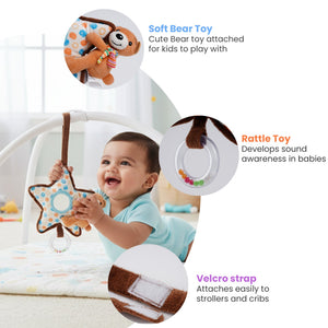 Nuluv Bear on Star Soft Hanging Toy | The Mom Store India - Hanging Toy
