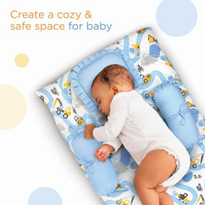 Nuluv Cotton 4 Pcs Gadda Set - Transport Birth+ to 6M - NLGS001