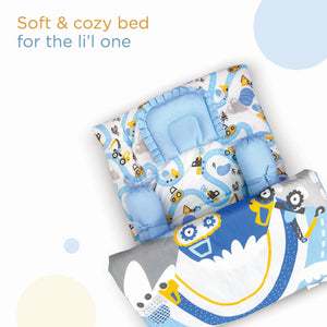 Nuluv Cotton 5 PC Baby Gadda Set - Transport Birth+ to 6M - NLGSC001