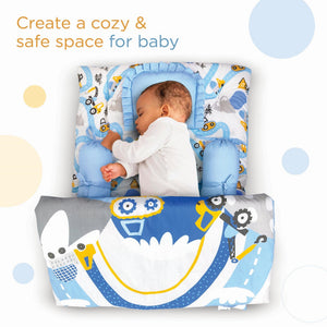 Nuluv Cotton 5 PC Baby Gadda Set - Transport Birth+ to 6M - NLGSC001