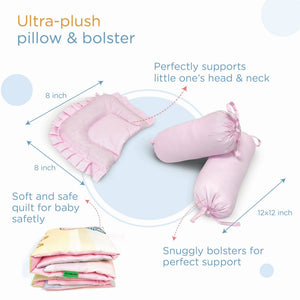 Nuluv Cotton 5 PC Baby Gadda Set - Unicorn Birth+ to 6M - NLGSC002