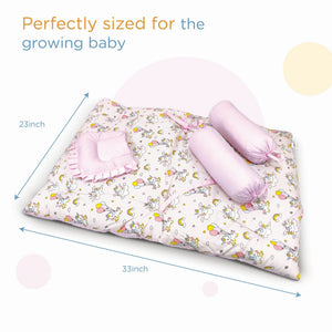 Nuluv Cotton 5 PC Baby Gadda Set - Unicorn Birth+ to 6M - NLGSC002