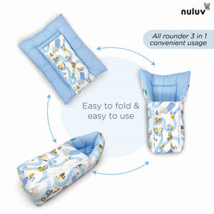 Nuluv Cotton Carry Nest - Transport Birth+ to 6M - NLCN001
