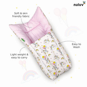 Nuluv Cotton Carry Nest - Unicorn Birth+ to 6M - NLCN002