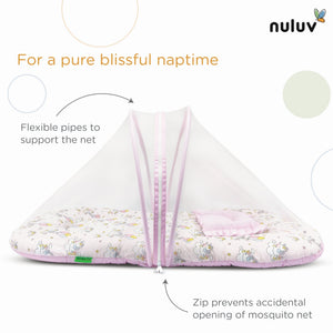 Nuluv Cotton Mosquito Net Set - Unicorn Birth+ to 6M - NLMN002