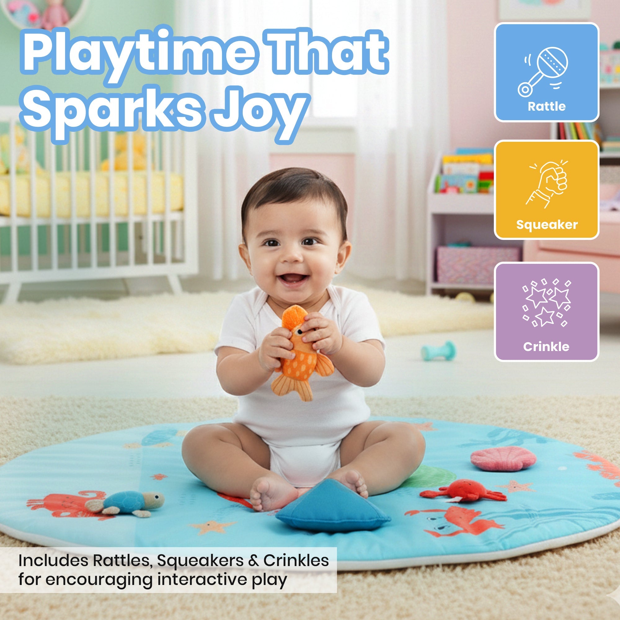 Nuluv - Play Gym - Nuluv Cotton Primuam Playgym - NU - I - 0073