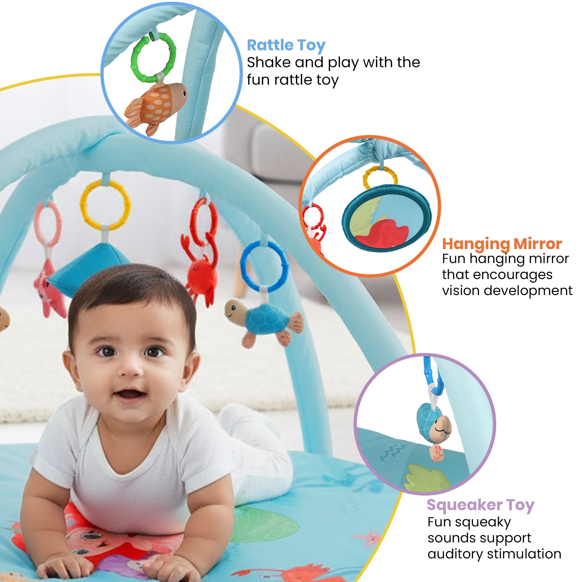 Nuluv - Play Gym - Nuluv Cotton Primuam Playgym - NU - I - 0073