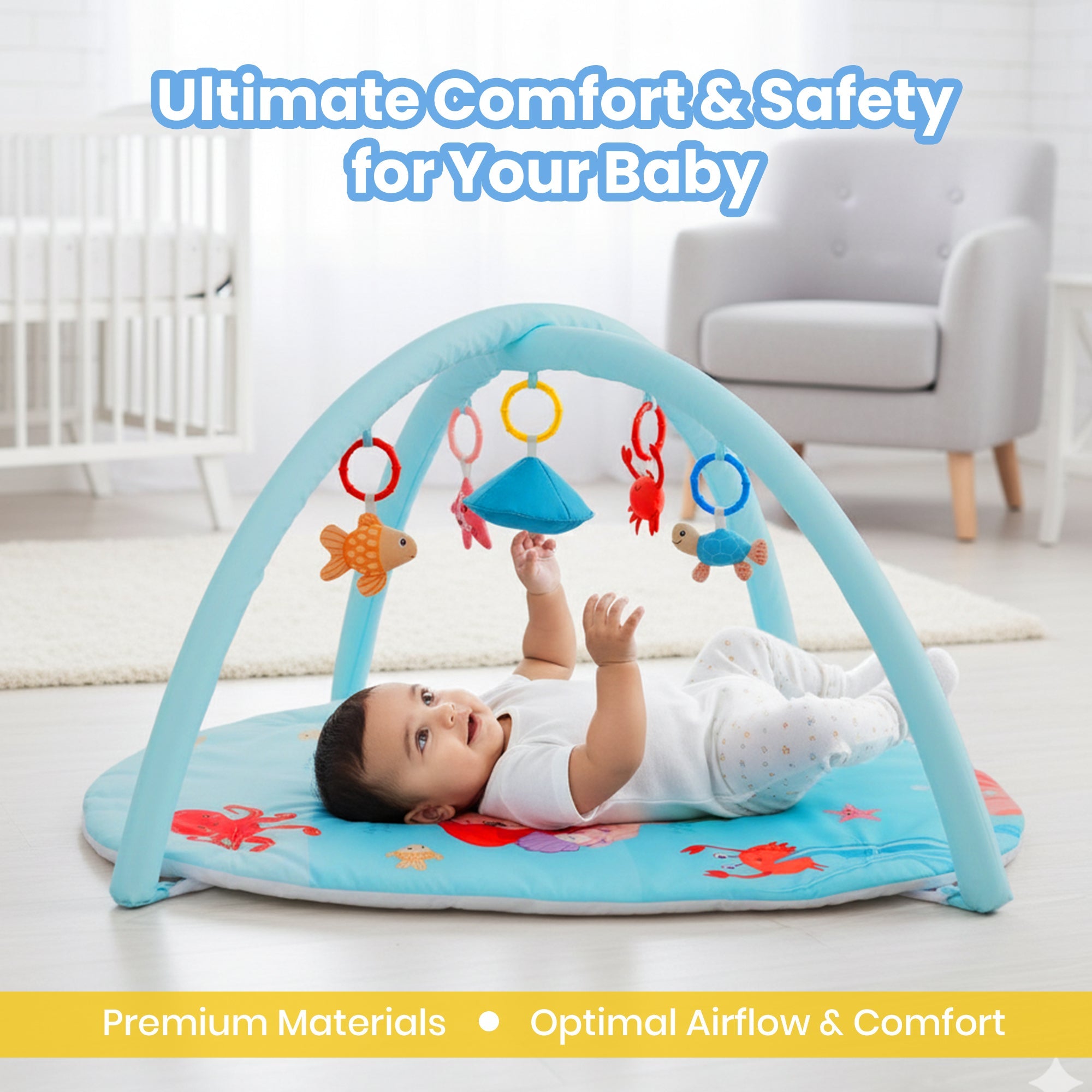 Nuluv - Play Gym - Nuluv Cotton Primuam Playgym - NU - I - 0073