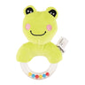 Nuluv Frog Ring Rattle Toy, Soft Toy with Rattle Sound, Ring Rattle - NU - I - 0016