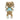 Nuluv-Happy Threads Amigurumi Soft Toy- Brown Blue Bunny - STBB70100