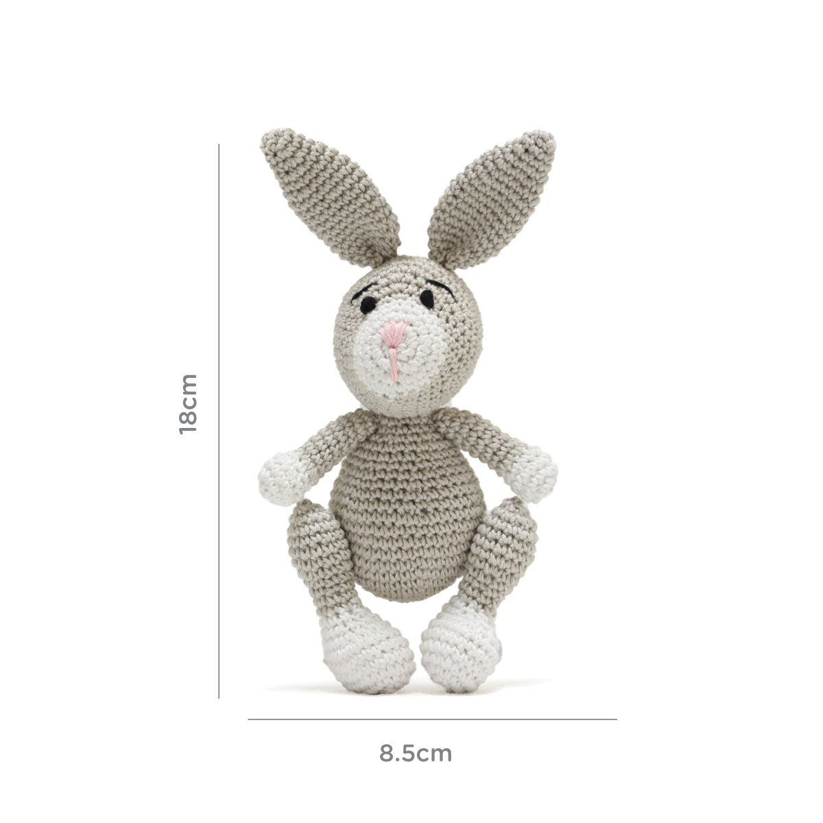 Nuluv-Happy Threads Amigurumi Soft Toy- Happy Bunny - STSBG185