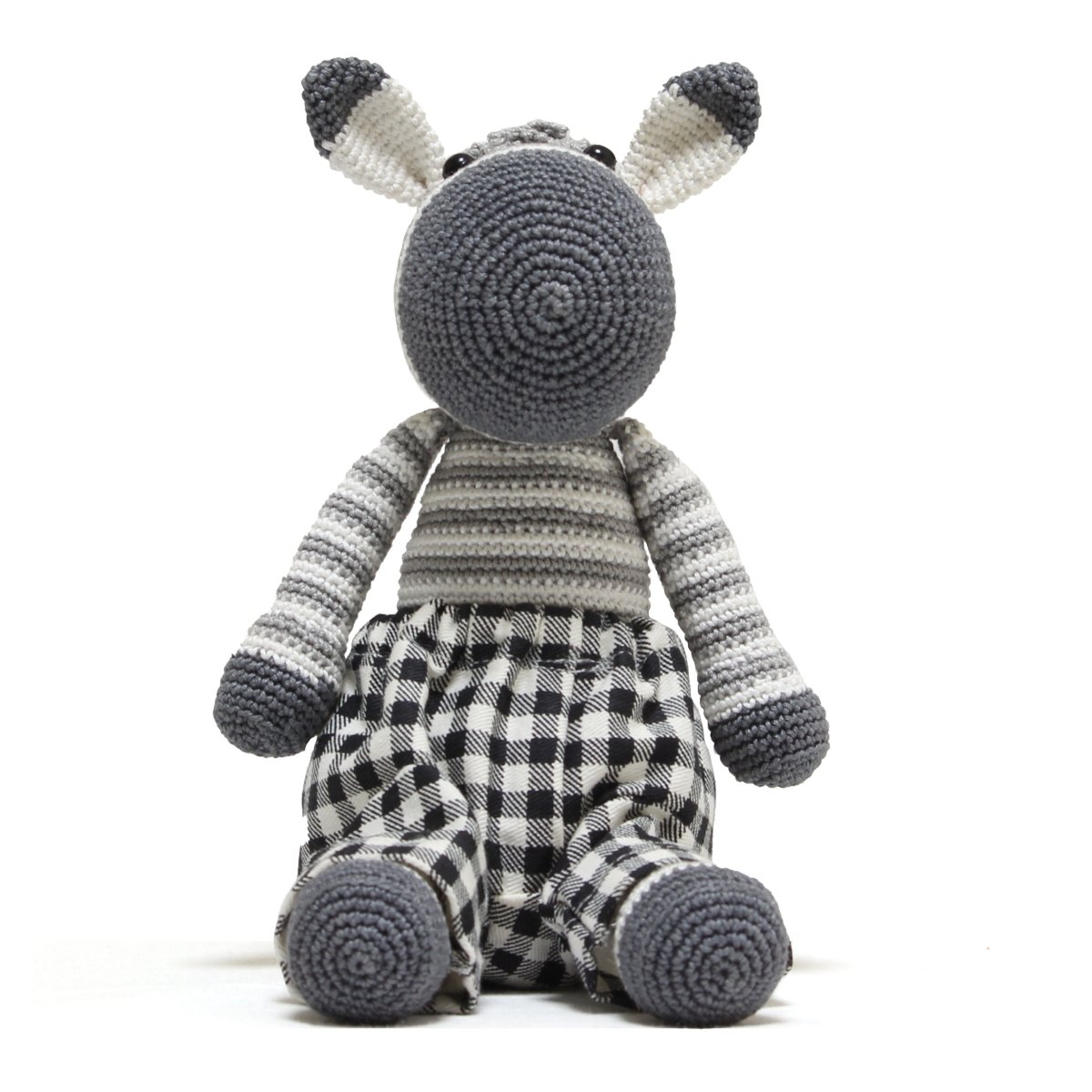 Nuluv-Happy Threads Amigurumi Soft Toy- Zebra - GRGE0143
