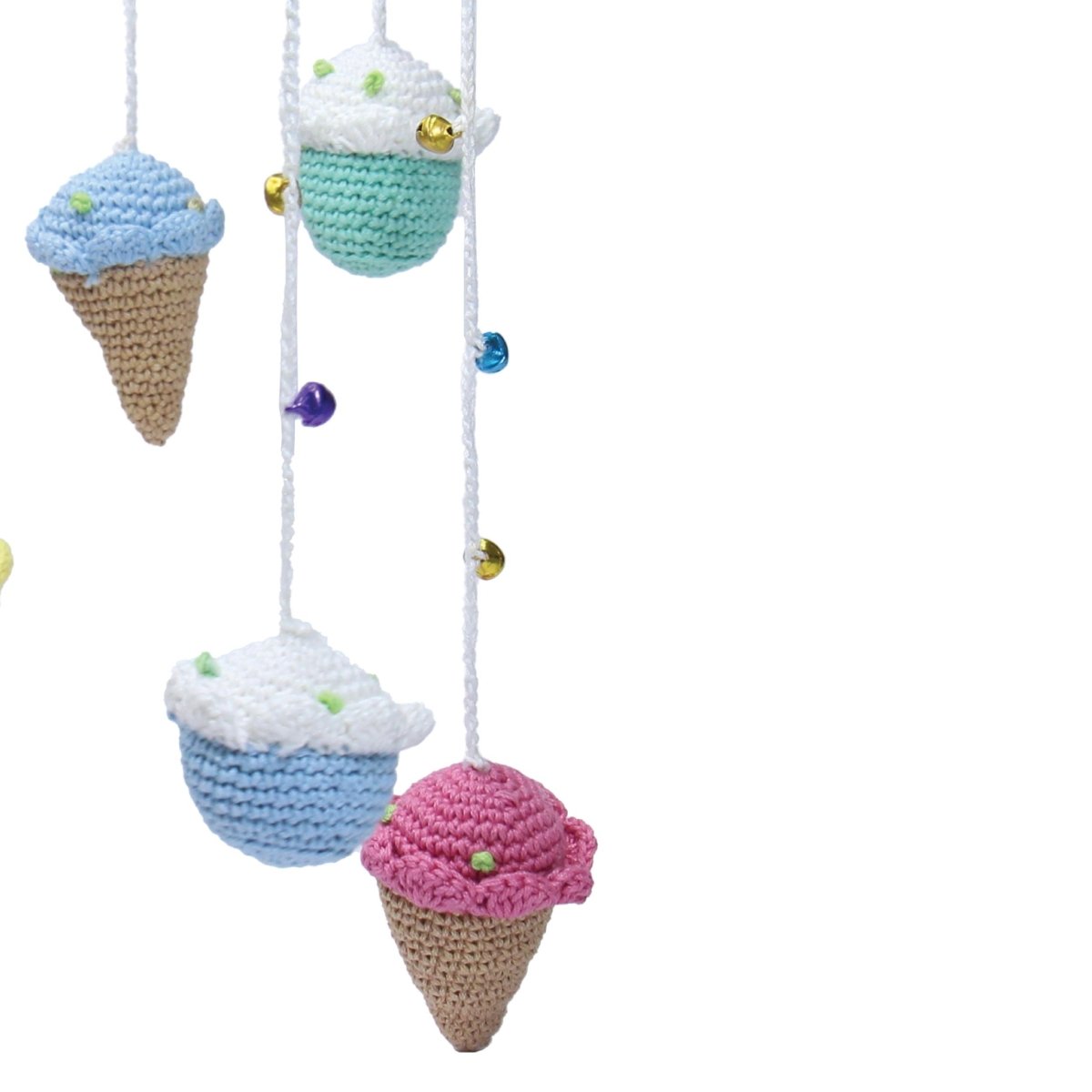 Nuluv-Happy Threads Dessert Land Crochet Wind Chimes - WCIC0450