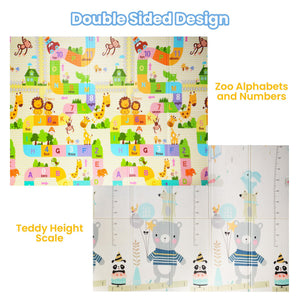 Nuluv Hop & Learn Folding Foam Mat | The Mom Store India - Baby Playmat