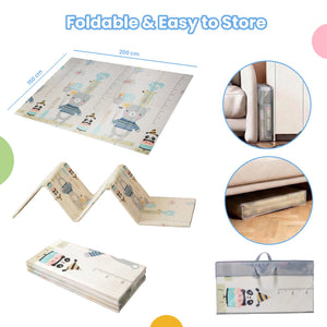 Nuluv Hop & Learn Folding Foam Mat | The Mom Store India - Baby Playmat