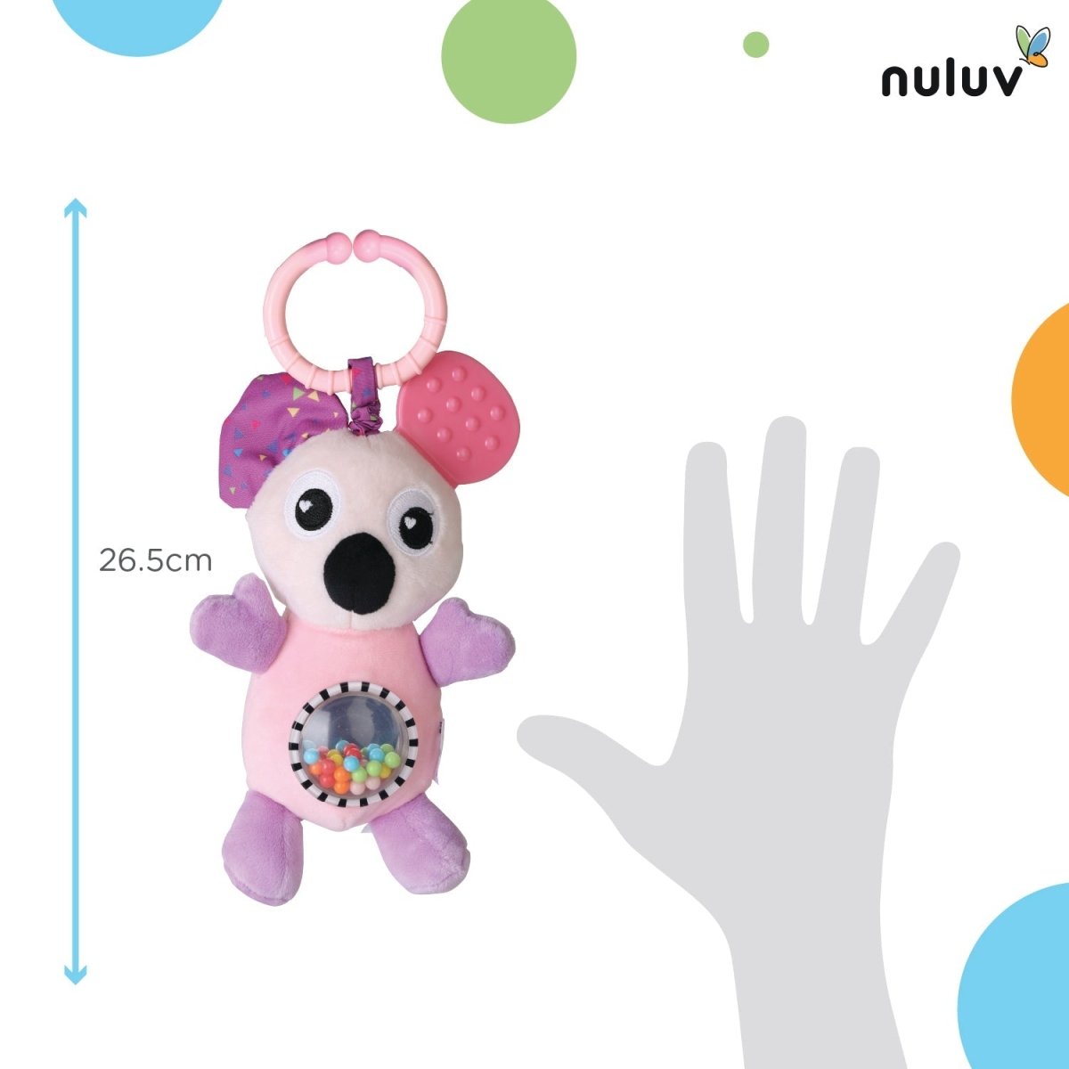Nuluv Jittery Koala- with Rattle - NU-I-0001