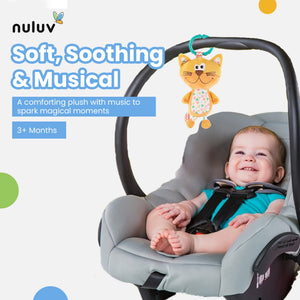 Nuluv Kitty Musical Soft Toy for Babies, Plush Dinosaur with Soothing Melodies - NU - I - 0027