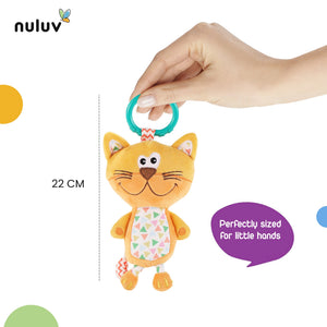 Nuluv Kitty Musical Soft Toy for Babies, Plush Dinosaur with Soothing Melodies - NU - I - 0027