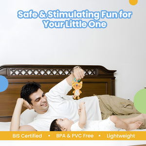Nuluv Kitty Musical Soft Toy for Babies, Plush Dinosaur with Soothing Melodies - NU - I - 0027