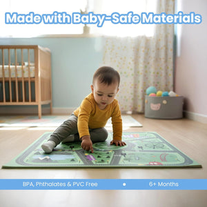 Nuluv Mini Drive Soft Foam Play Mat | The Mom Store India - Baby Playmat