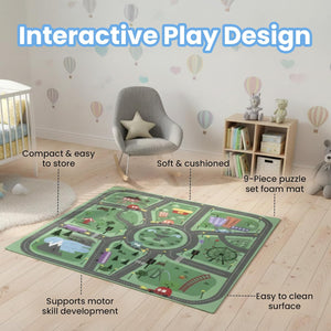 Nuluv Mini Drive Soft Foam Play Mat | The Mom Store India - Baby Playmat