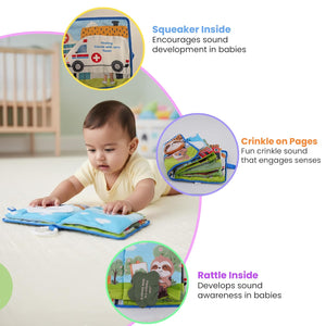 Nuluv Peek - a - book Soft Book Toy | The Mom Store India - Activity Book