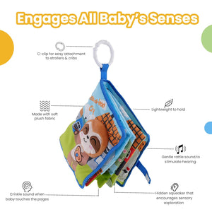 Nuluv Peek - a - book Soft Book Toy | The Mom Store India - Activity Book