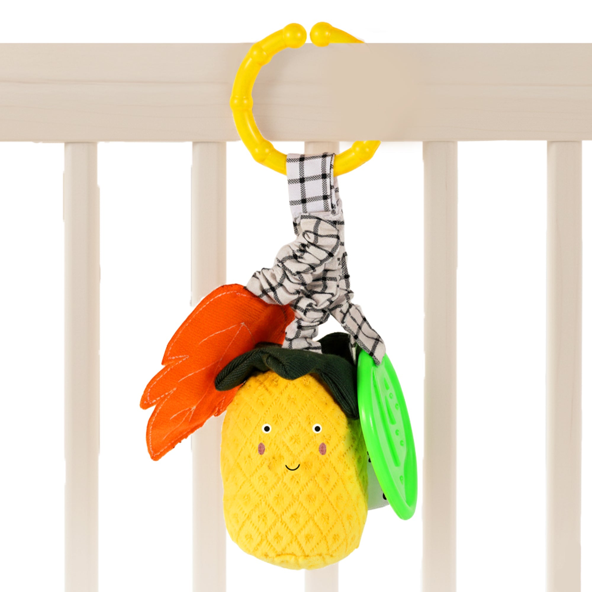 Nuluv - Rattle - Nuluv Pineapple Rattle Soft Toys - NU - I - 0038