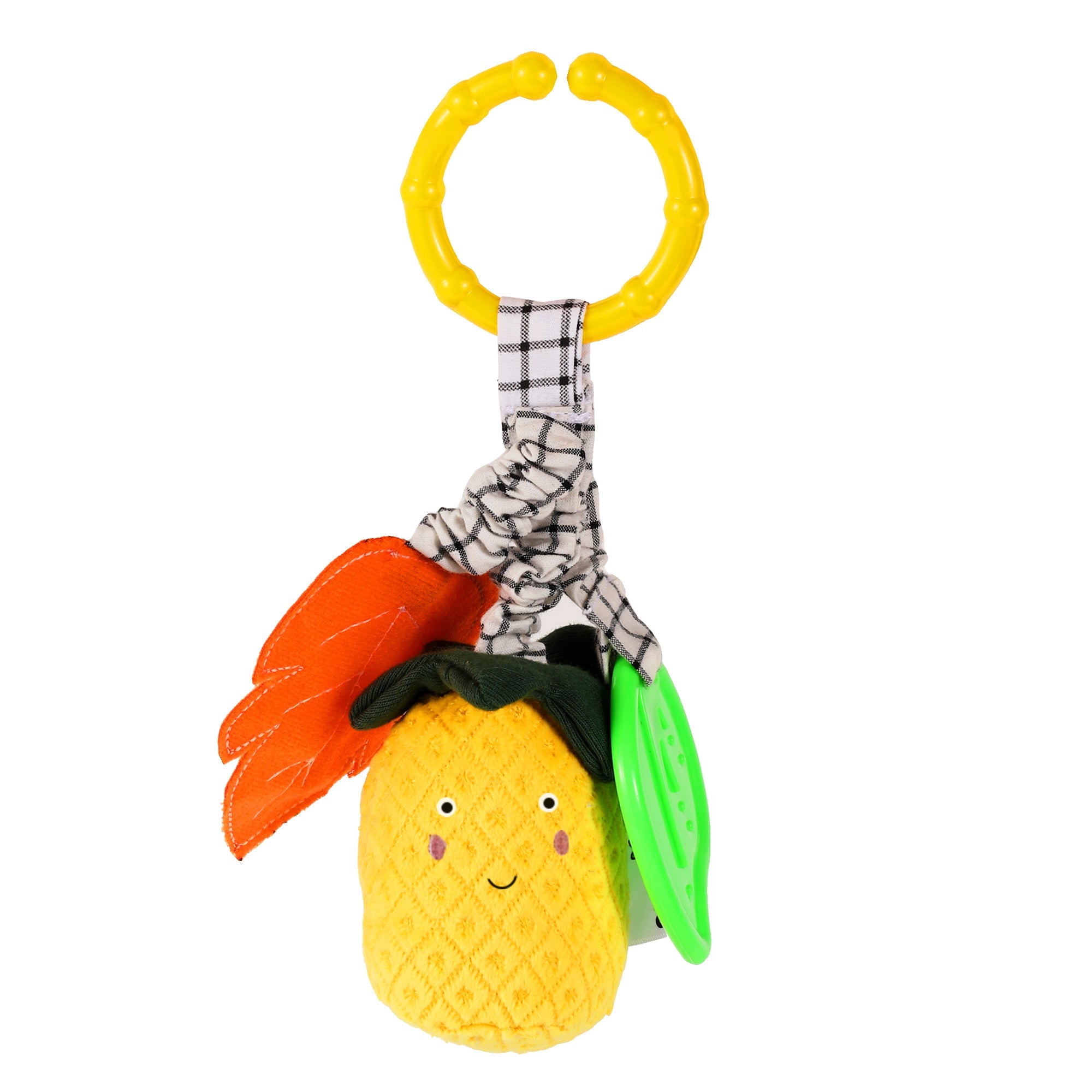 Nuluv - Rattle - Nuluv Pineapple Rattle Soft Toys - NU - I - 0038