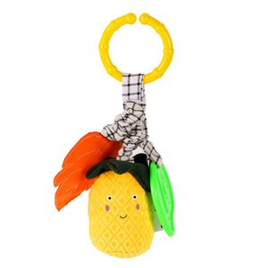 Nuluv - Rattle - Nuluv Pineapple Rattle Soft Toys - NU - I - 0038