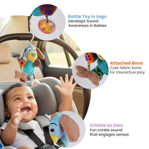 Nuluv Play Puppy Soft Hanging Toy | The Mom Store India - Soft Toy