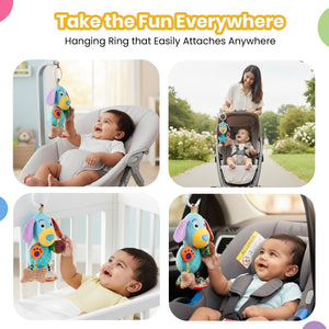 Nuluv Play Puppy Soft Hanging Toy | The Mom Store India - Soft Toy