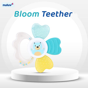 Nuluv Silicone Bloom Shape water filled Food-Grade Teether for baby - Pacifiers, Teethers & Rattles