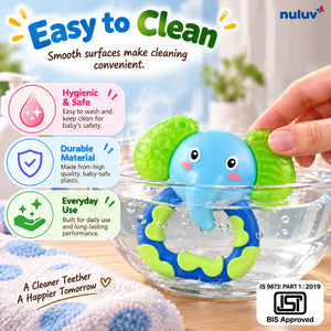 Nuluv Silicone Eleptant Shape water filled Food-Grade Teether for baby - Pacifiers, Teethers & Rattles