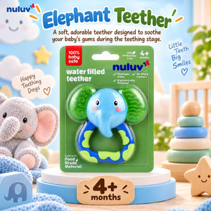 Nuluv Silicone Eleptant Shape water filled Food-Grade Teether for baby - Pacifiers, Teethers & Rattles